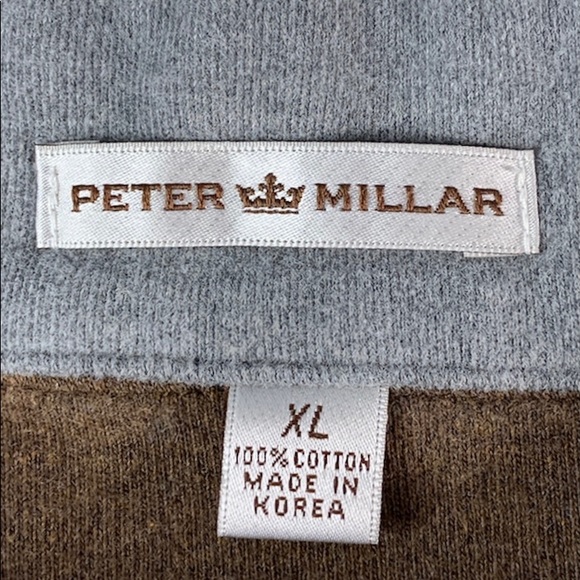 Tommy Bahama Men’s XL Long Sleeve 1/4th Zip Pullover Sweater Brown - Picture 6 of 10